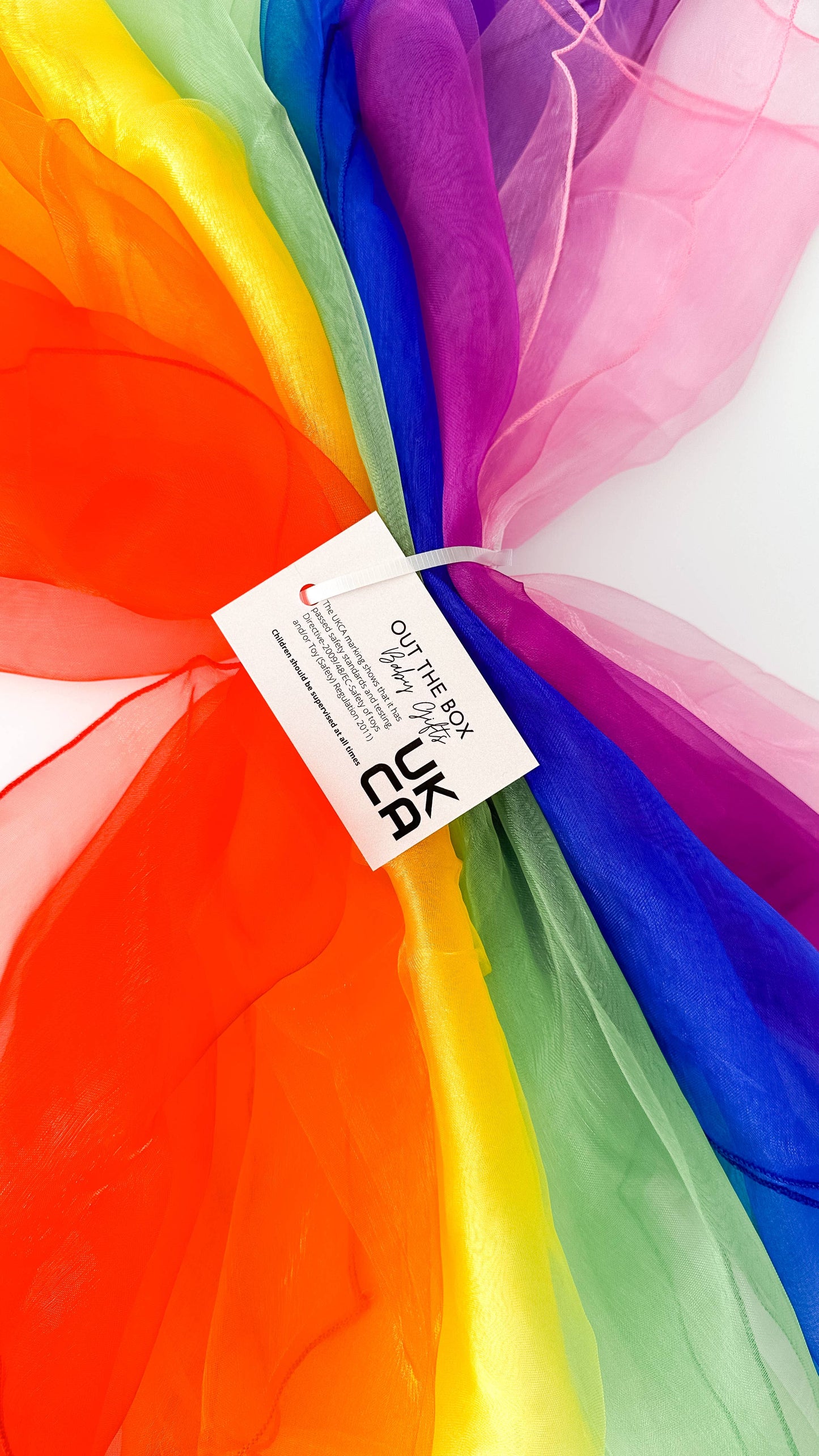 Rainbow Sensory Scarf Set