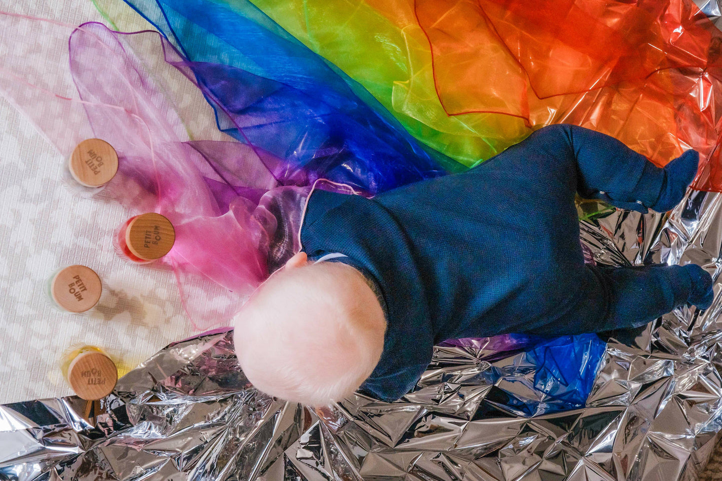 Rainbow Sensory Scarf Set