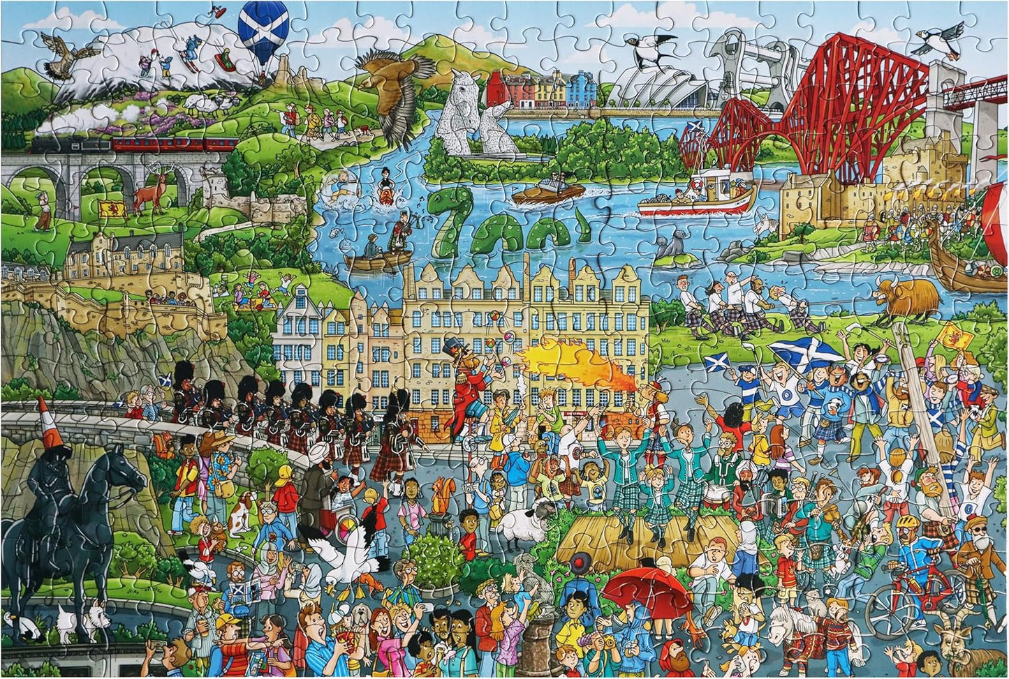 Awesome Scottish Jigsaw for Kids