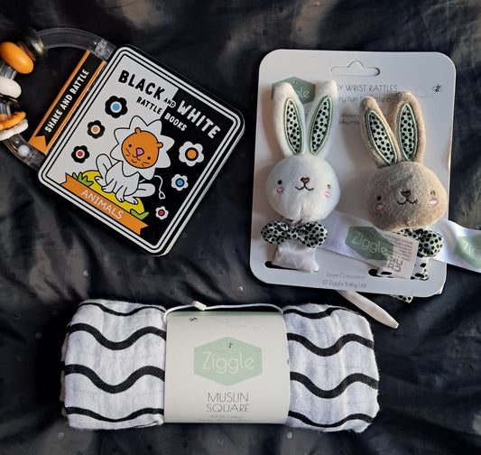 Monochrome Animals Baby Box
