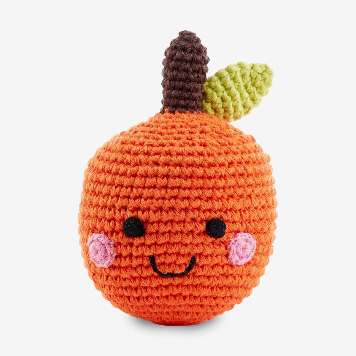 Crochet Orange Rattle