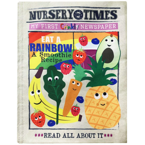 Rainbow Smoothie Crinkly Cloth Book