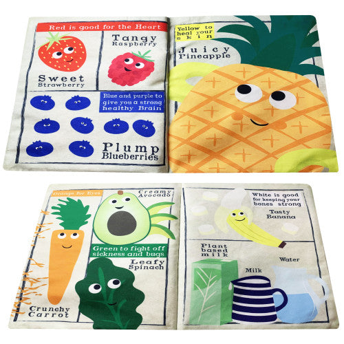 Rainbow Smoothie Crinkly Cloth Book