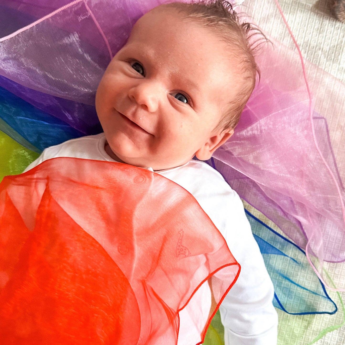 Rainbow Sensory Scarf Set