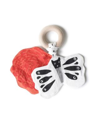 High Contrast Crinkle Butterfly Teether