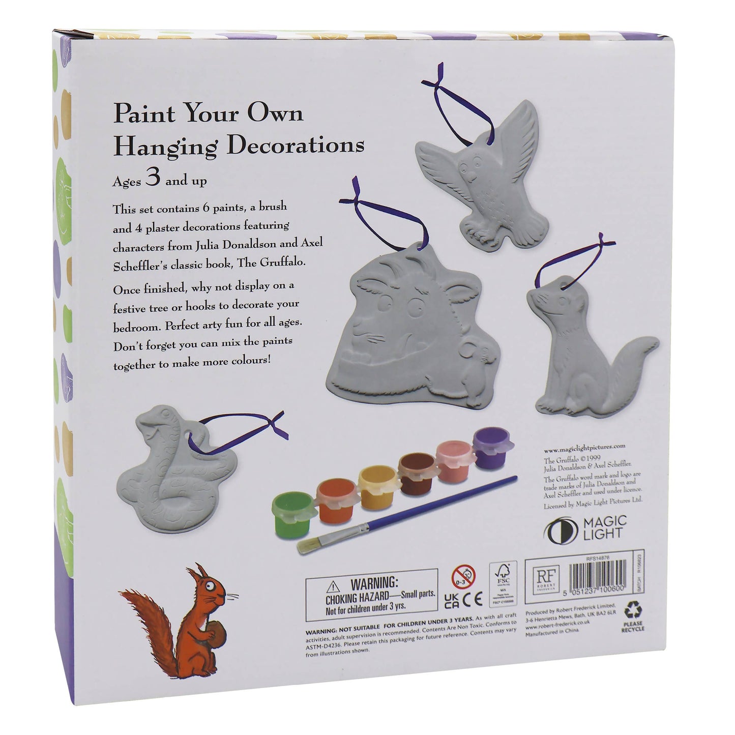 Gruffalo Paint Your Own Hanging Decorations