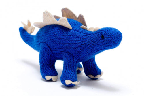 Stegosaurus Knitted Rattle