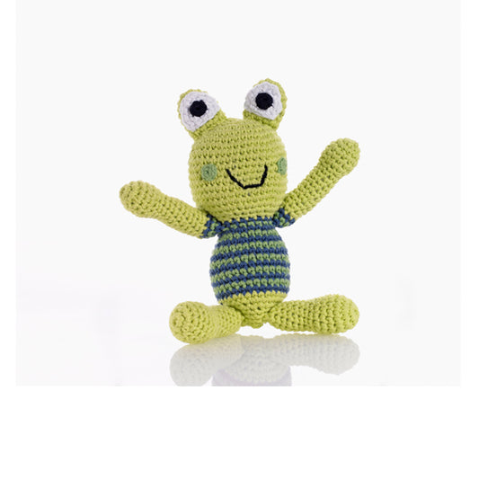 Crochet Frog Rattle