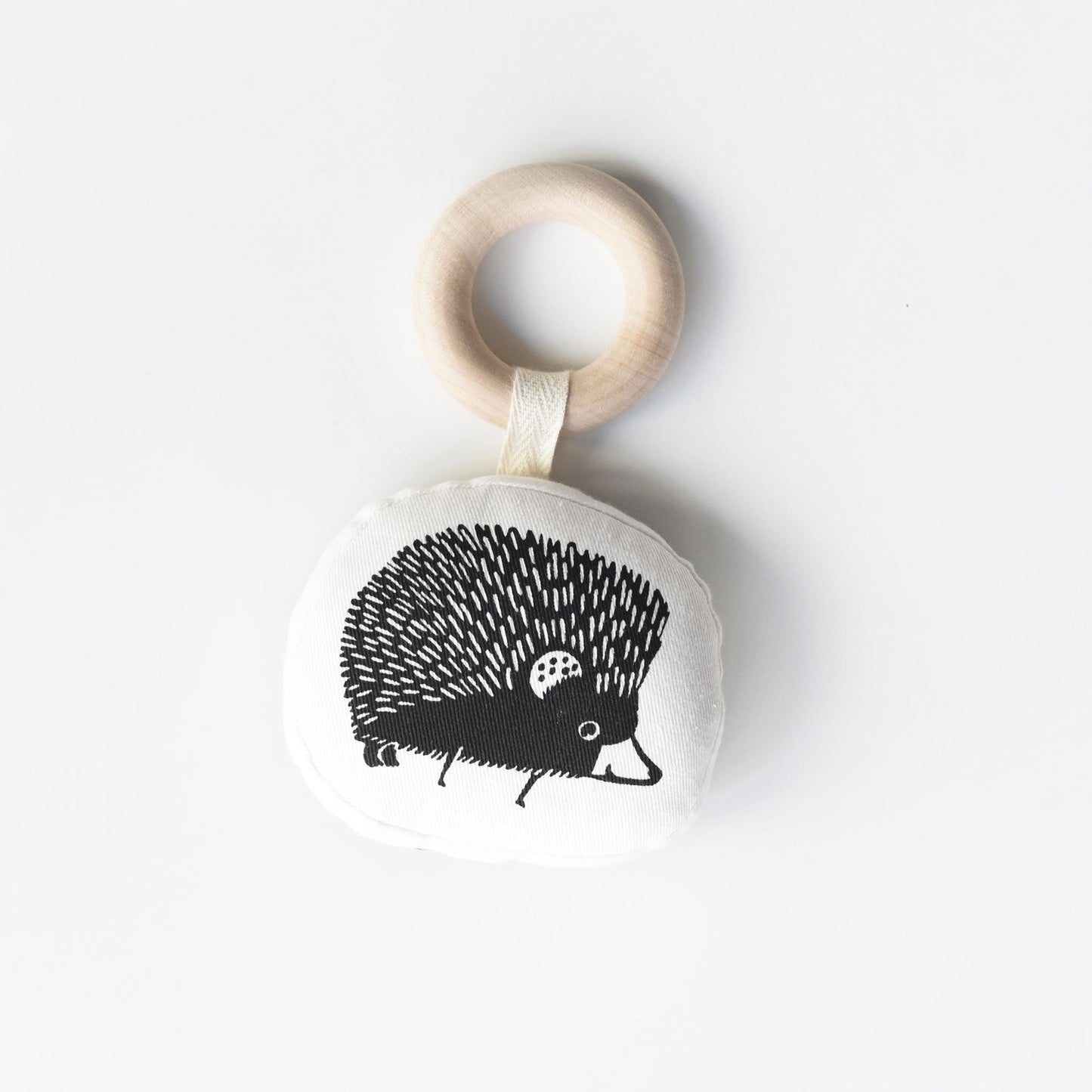 Organic High Contrast Hedgehog Teether