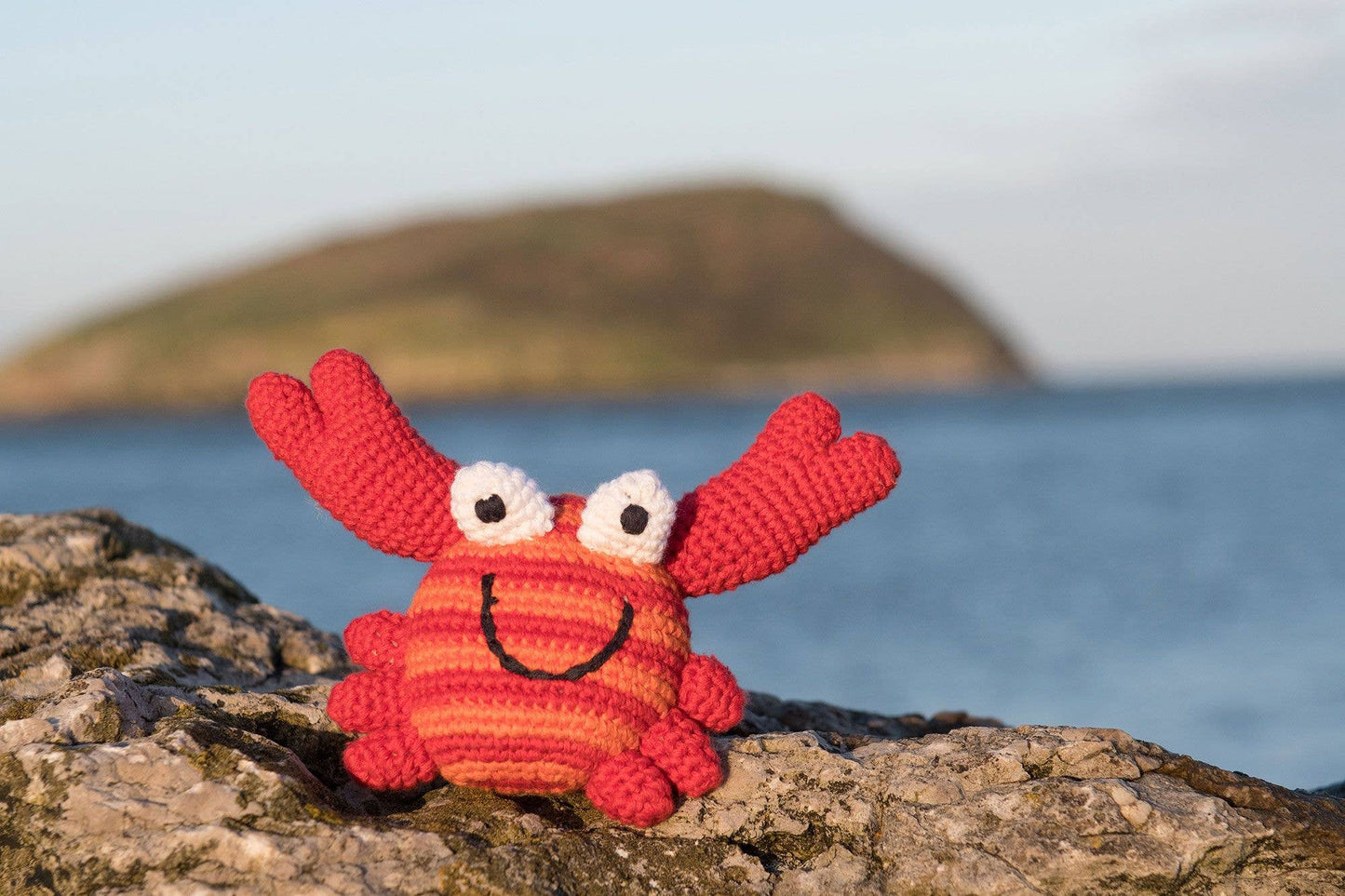 Crochet Toy Crab Rattle