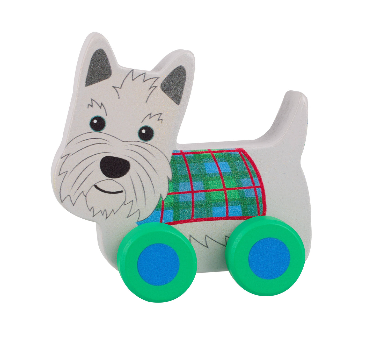 Scottie Dog First Wooden Push Toy
