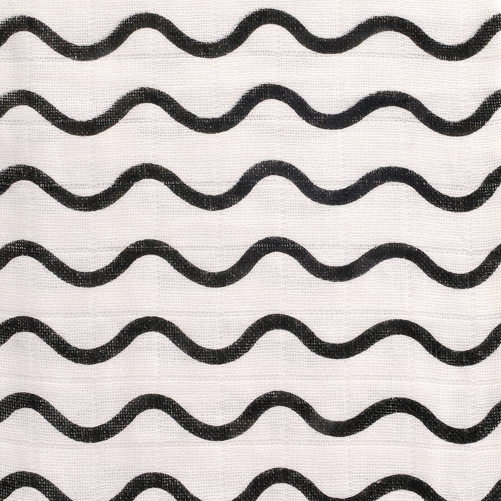 Black and White Single Muslin